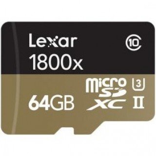 Lexar Professional 1800x 64 GB (LSDMI64GCRBNA1800R) microSD kullananlar yorumlar